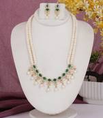 Natural fresh water pearls set from hyderabad