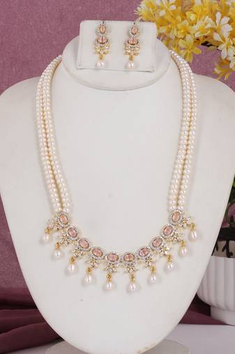 Natural fresh water pearls set from hyderabad