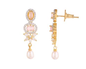 Natural fresh water pearls set from hyderabad 4