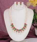 Natural fresh water pearls set from hyderabad