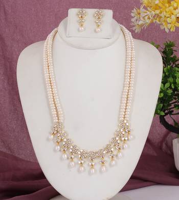 Natural fresh water pearls set from hyderabad 1