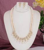 Natural fresh water pearls set from hyderabad