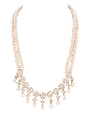Natural fresh water pearls set from hyderabad 3