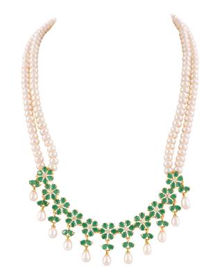 Natural fresh water pearls set from hyderabad 3