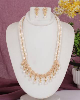 Natural fresh water pearls set from hyderabad 1