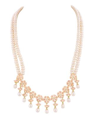 Natural fresh water pearls set from hyderabad 3
