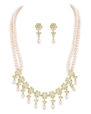 Natural fresh water pearls set from hyderabad 2
