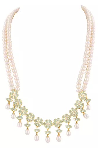 Natural fresh water pearls set from hyderabad