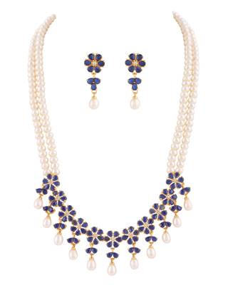 Natural fresh water pearls set from hyderabad 2