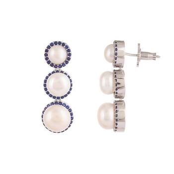 Natural fresh water pearls set from hyderabad 4