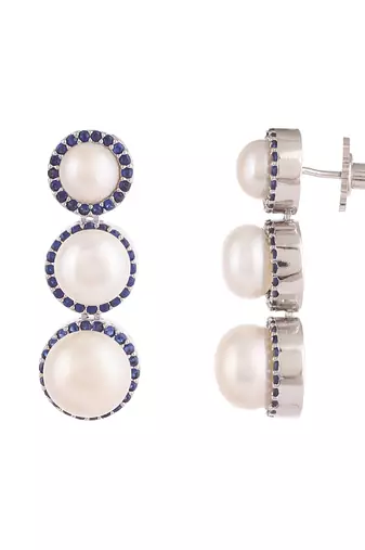 Natural fresh water pearls set from hyderabad