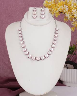 Natural fresh water pearls set from hyderabad 1