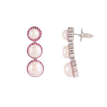 Natural fresh water pearls set from hyderabad 4