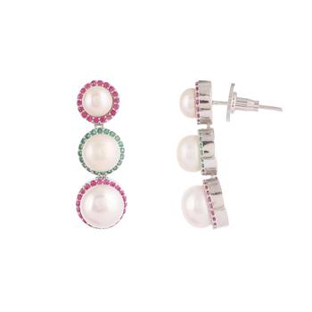 Natural fresh water pearls set from hyderabad 4