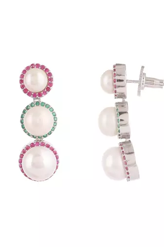 Natural fresh water pearls set from hyderabad
