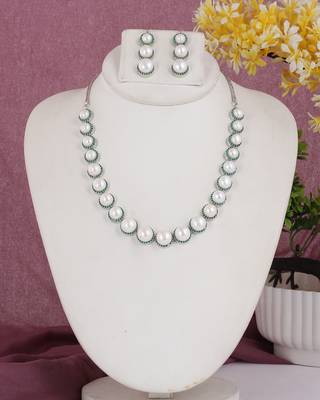 Natural fresh water pearls set from hyderabad 1