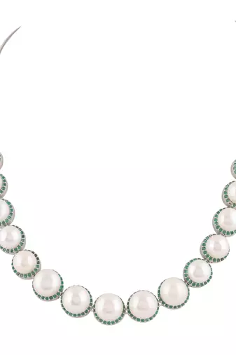 Natural fresh water pearls set from hyderabad