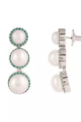 Natural fresh water pearls set from hyderabad