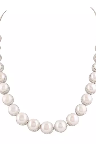 Natural fresh water pearls set from hyderabad