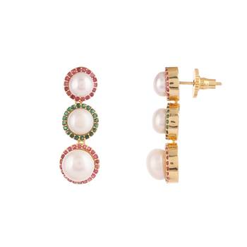 Natural fresh water pearls set from hyderabad 4