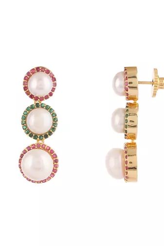 Natural fresh water pearls set from hyderabad