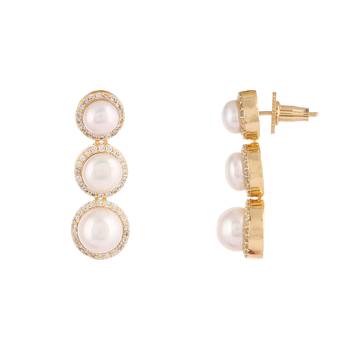 Natural fresh water pearls set from hyderabad 4