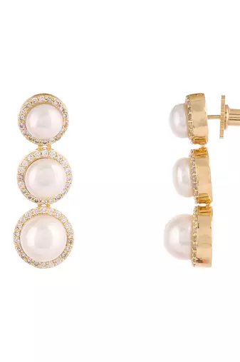 Natural fresh water pearls set from hyderabad