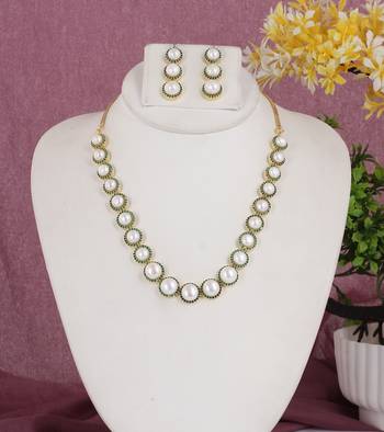 Natural fresh water pearls set from hyderabad 1