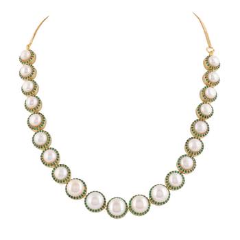 Natural fresh water pearls set from hyderabad 3