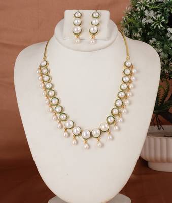 Natural fresh water pearls set from hyderabad 1