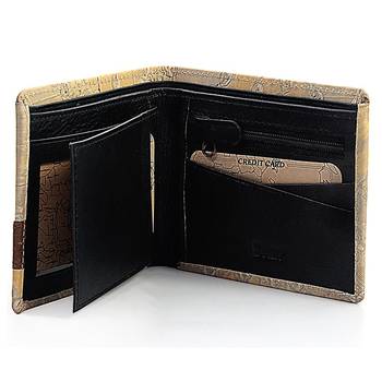 Gents Designer Genuine Leather Beige Color Wallet Diwali Gift 172 2