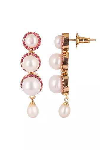 Natural fresh water pearls set from hyderabad