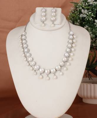 Natural fresh water pearls set from hyderabad 1