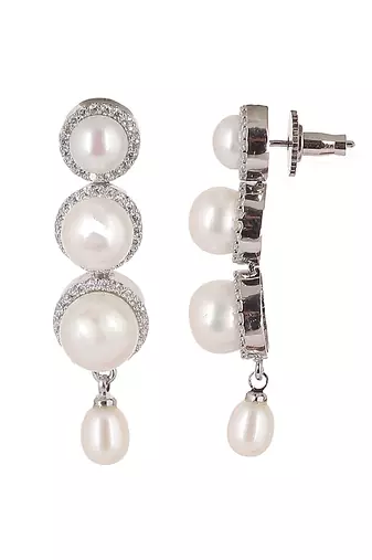 Natural fresh water pearls set from hyderabad