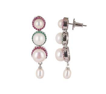 Natural fresh water pearls set from hyderabad 4