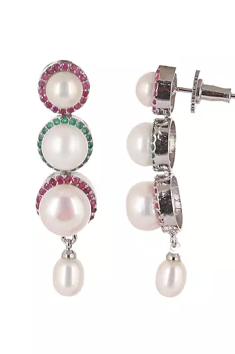 Natural fresh water pearls set from hyderabad