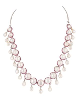 Natural fresh water pearls set from hyderabad 3