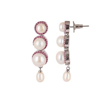Natural fresh water pearls set from hyderabad 4