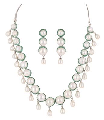 Natural fresh water pearls set from hyderabad 2