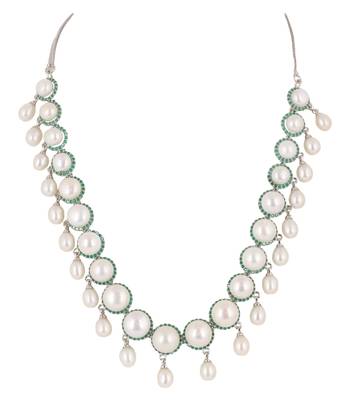 Natural fresh water pearls set from hyderabad 3