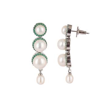 Natural fresh water pearls set from hyderabad 4