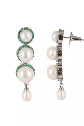 Natural fresh water pearls set from hyderabad