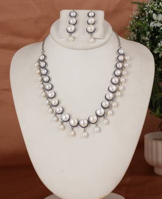 Natural fresh water pearls set from hyderabad 1