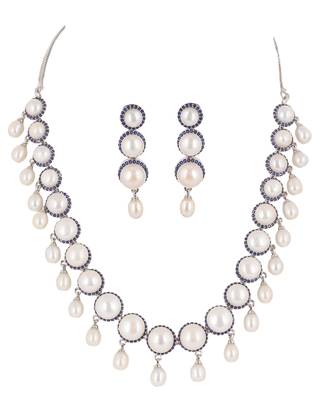 Natural fresh water pearls set from hyderabad 2
