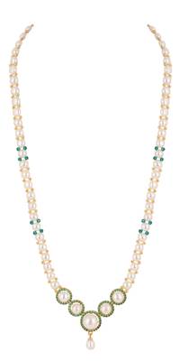 Natural fresh water pearls set from hyderabad 3