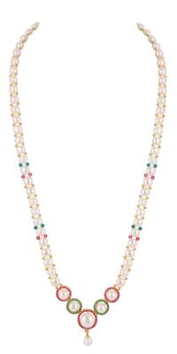 Natural fresh water pearls set from hyderabad 3