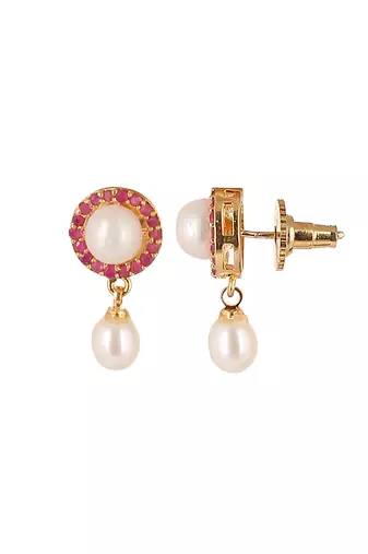 Natural fresh water pearls set from hyderabad