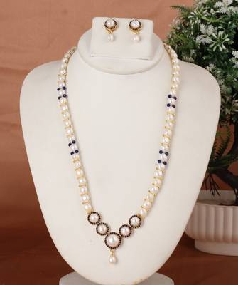 Natural fresh water pearls set from hyderabad 1