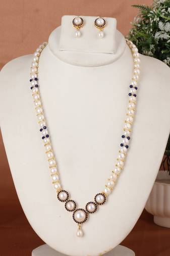 Natural fresh water pearls set from hyderabad