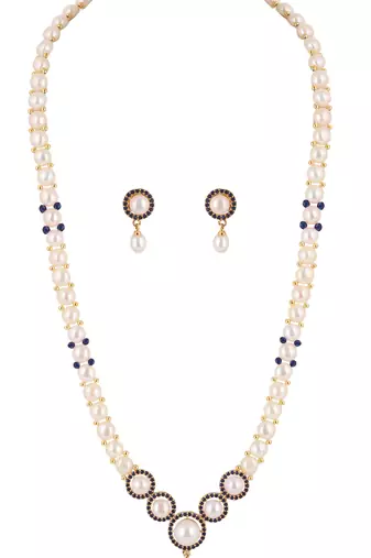 Natural fresh water pearls set from hyderabad